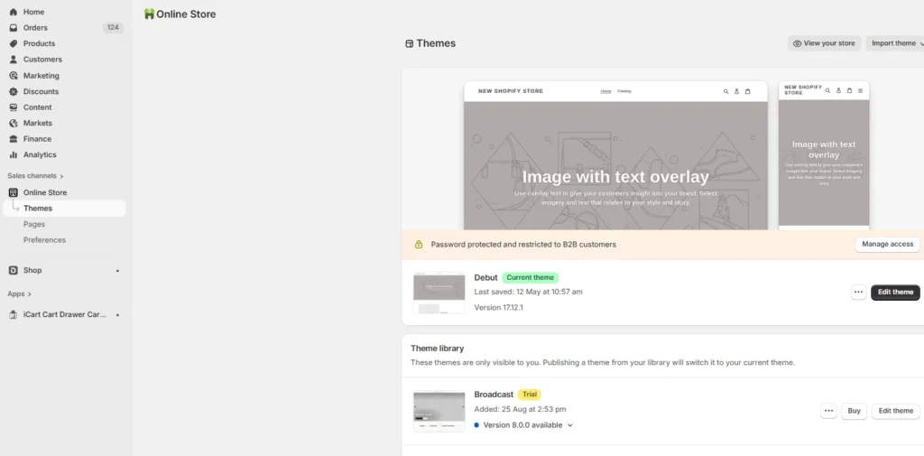 Customize your Shopify theme