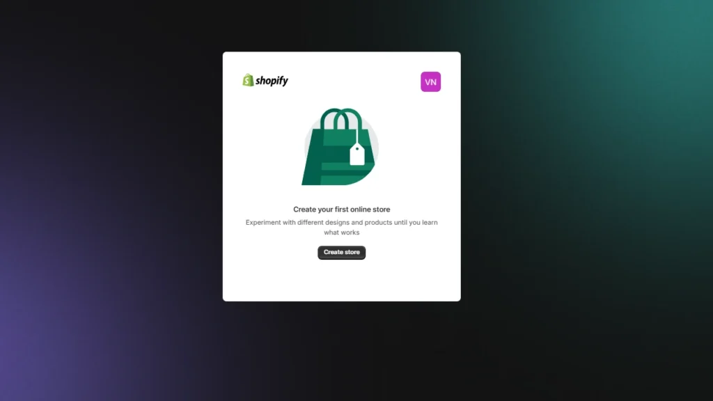 Create your online Store