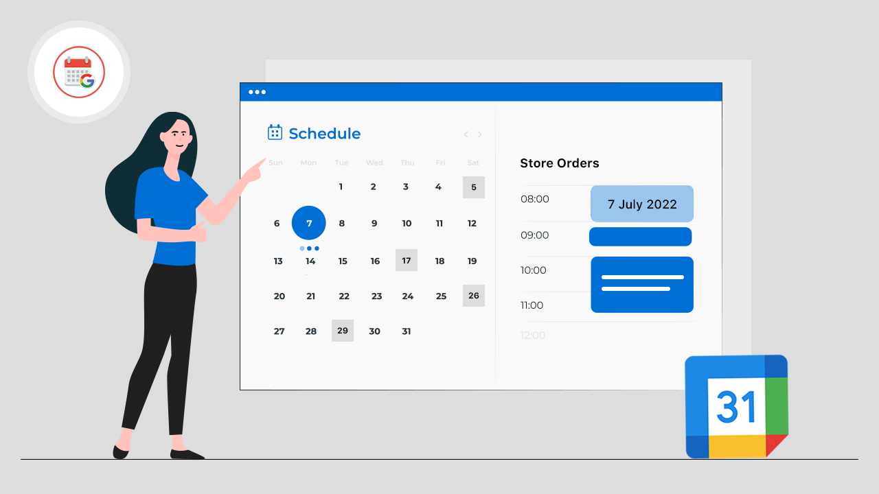 A guide to Google Calendar add-on of Order Delivery Date