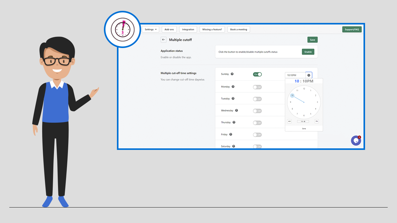 A quick guide to Multiple Cut-offs add-on of Order Delivery Date app