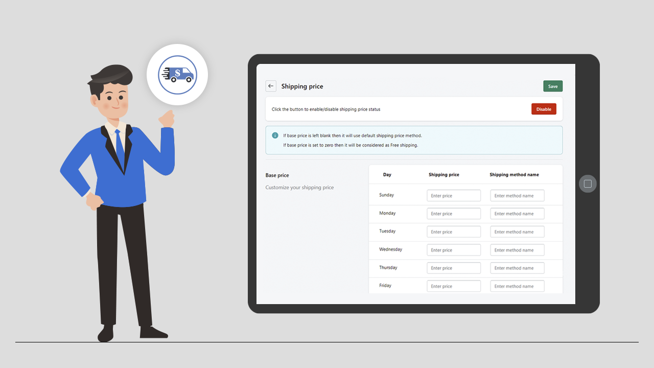 A quick guide to Shipping Price add-on of Order Delivery Date app A quick guide to Shipping Price add-on of Order Delivery Date app