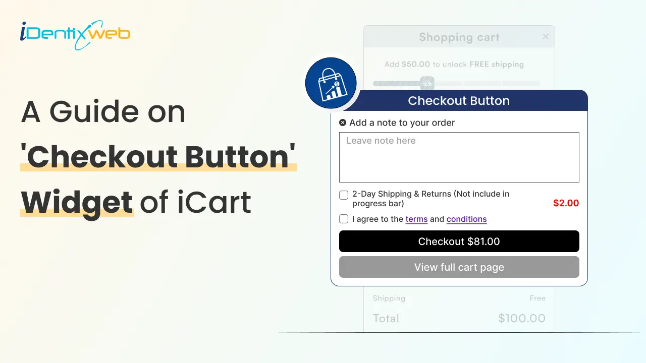 A Guide on 'Checkout Button' Widget of iCart