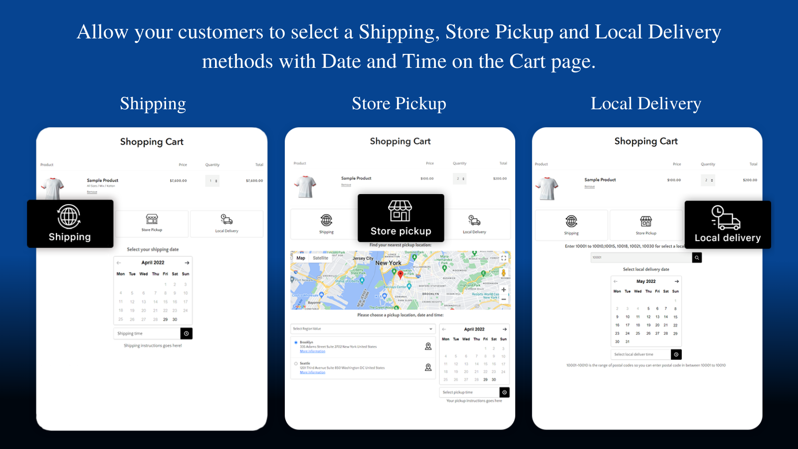 Stellar Delivery Date & Pickup