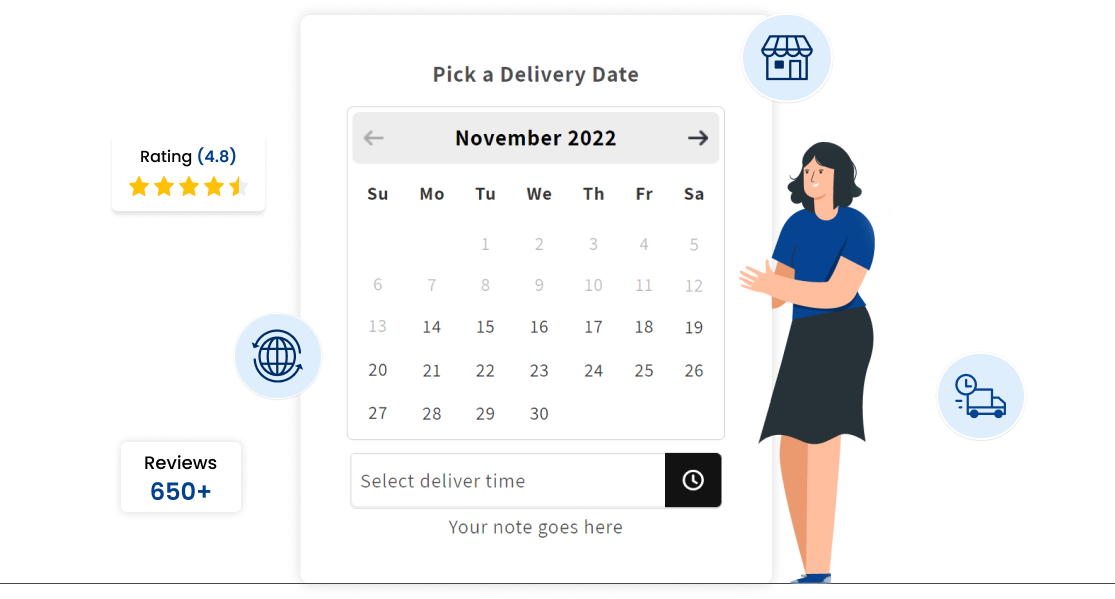 Stellar Delivery Date & Pickup