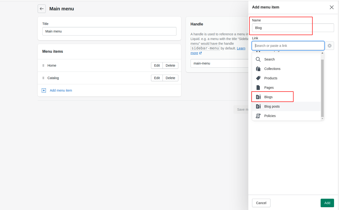 add-menu-name-and-link