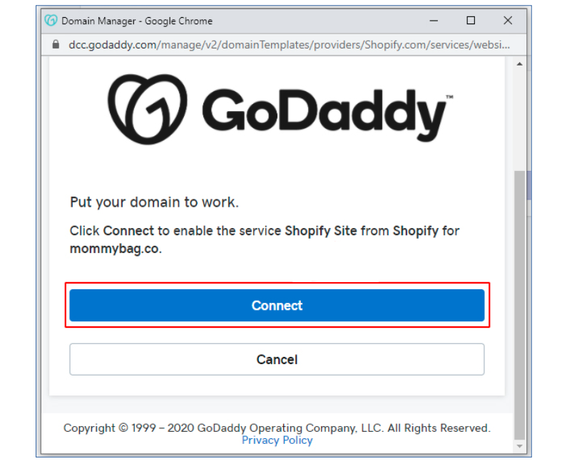 connect-domain-godaddy
