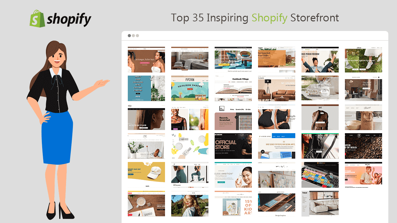 Top 35 Inspiring Shopify Storefront Examples for 2022