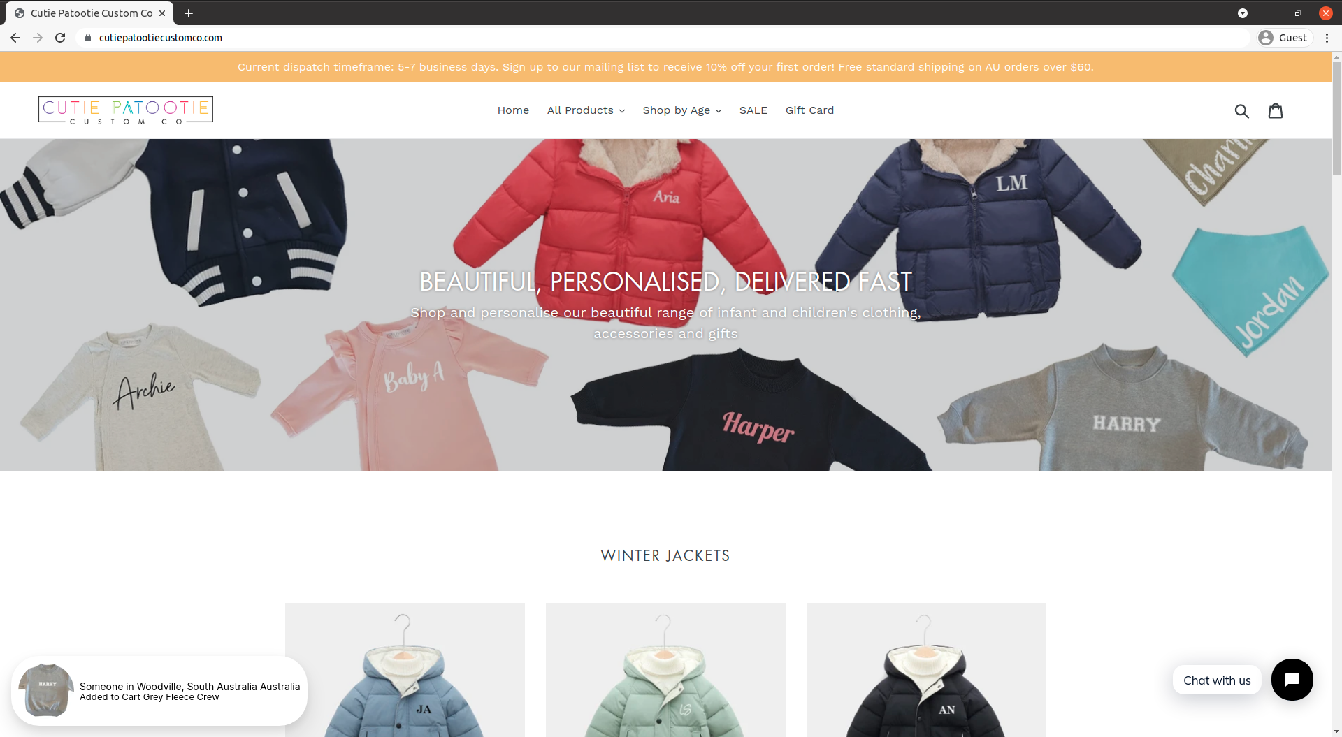 cutie-patootie-shopify-debut-theme-store