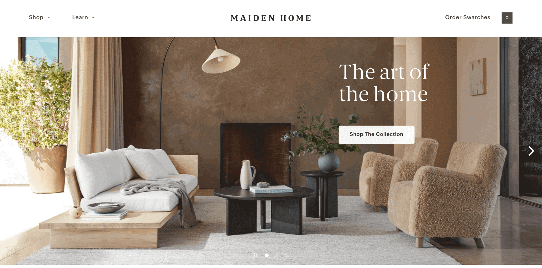 maiden home shopify store