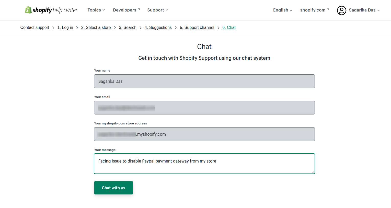 shopify-support-chat