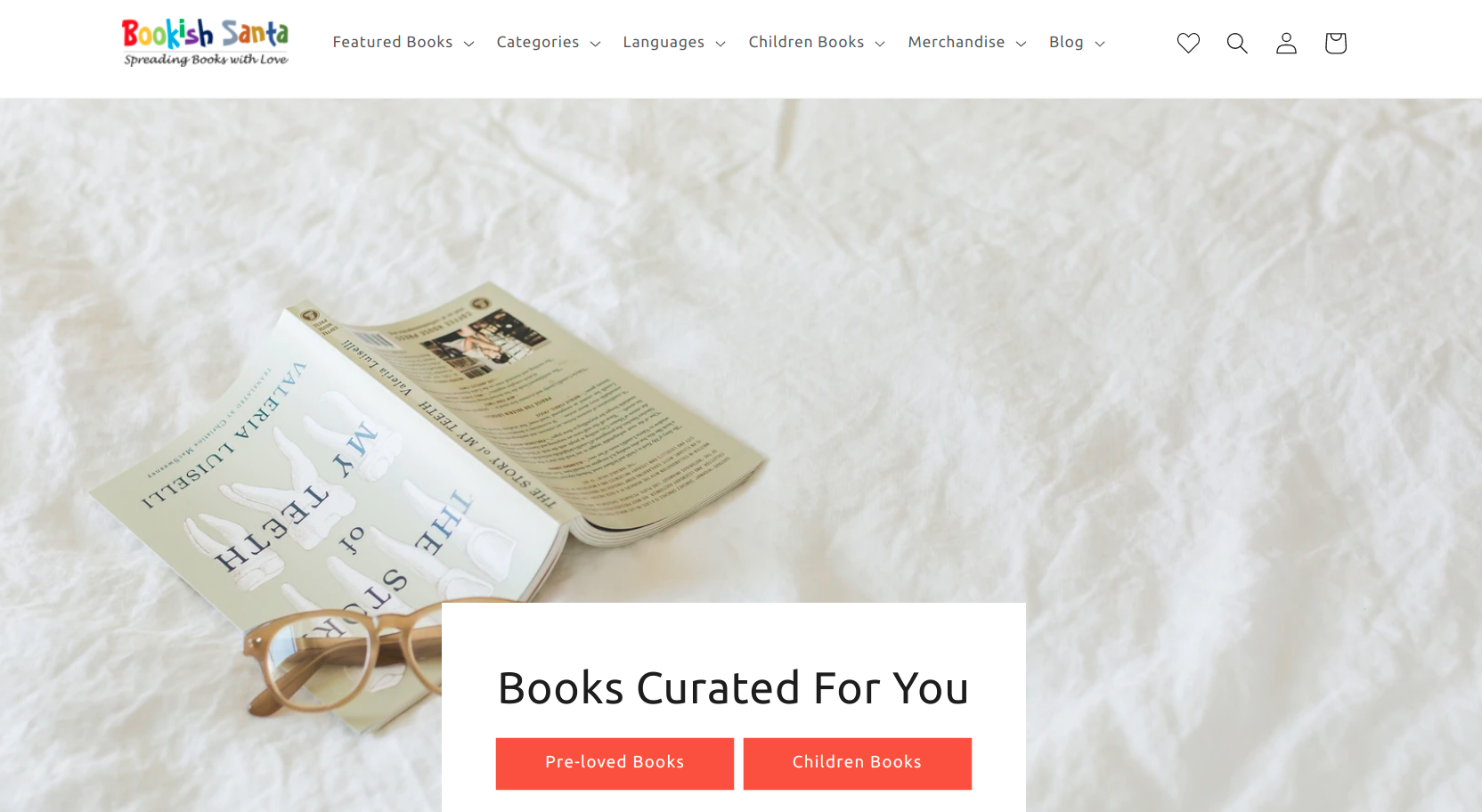 bookish santa shopify dawn theme examples