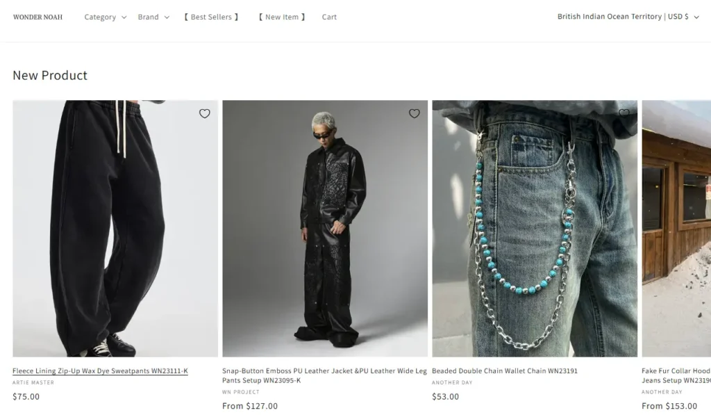 Wonder Noah, a Shopify store using Dawn Wonder Noah, a Shopify store using Dawn