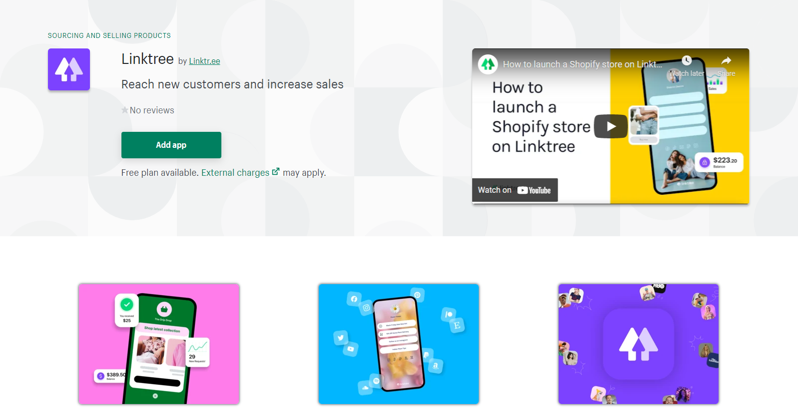 linktree shopify app