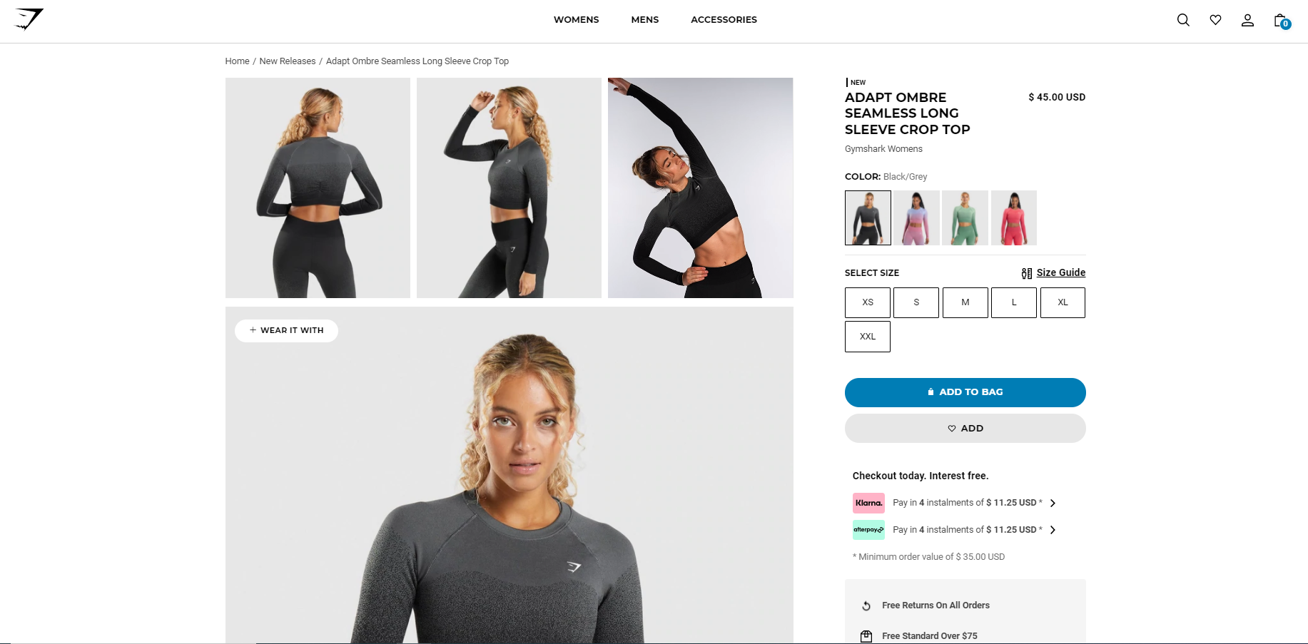 shopify product page example