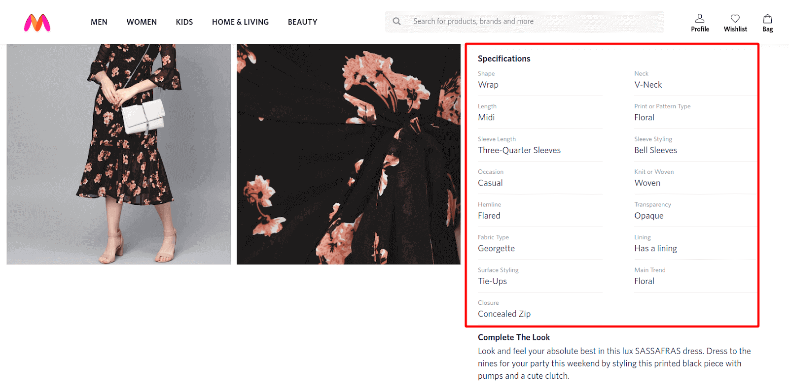 Products Metafield Example Myntra