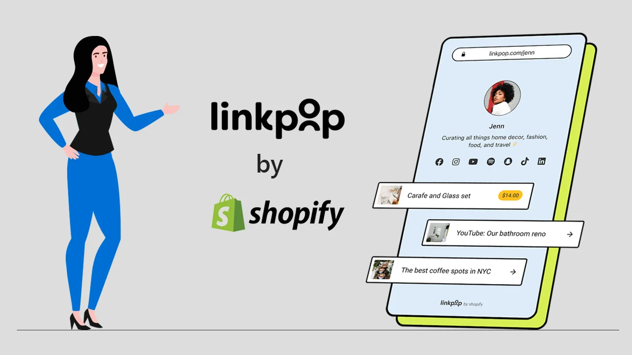 How To Make A Shoppable Link In Bio: Shopify Linkpop Free Tool