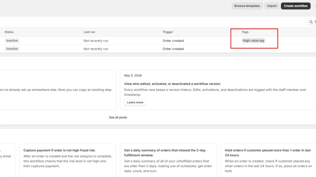 Add tags in Flow Add tags in Flow
