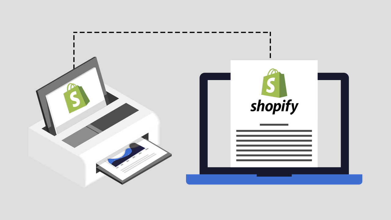 How to print Shopify shipping labels together with custom forms