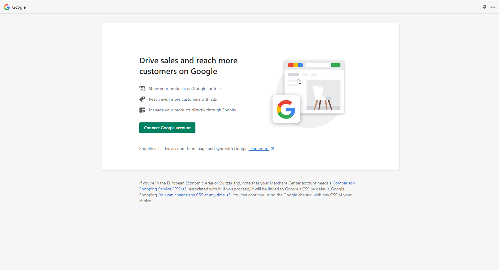 Connect Google Account