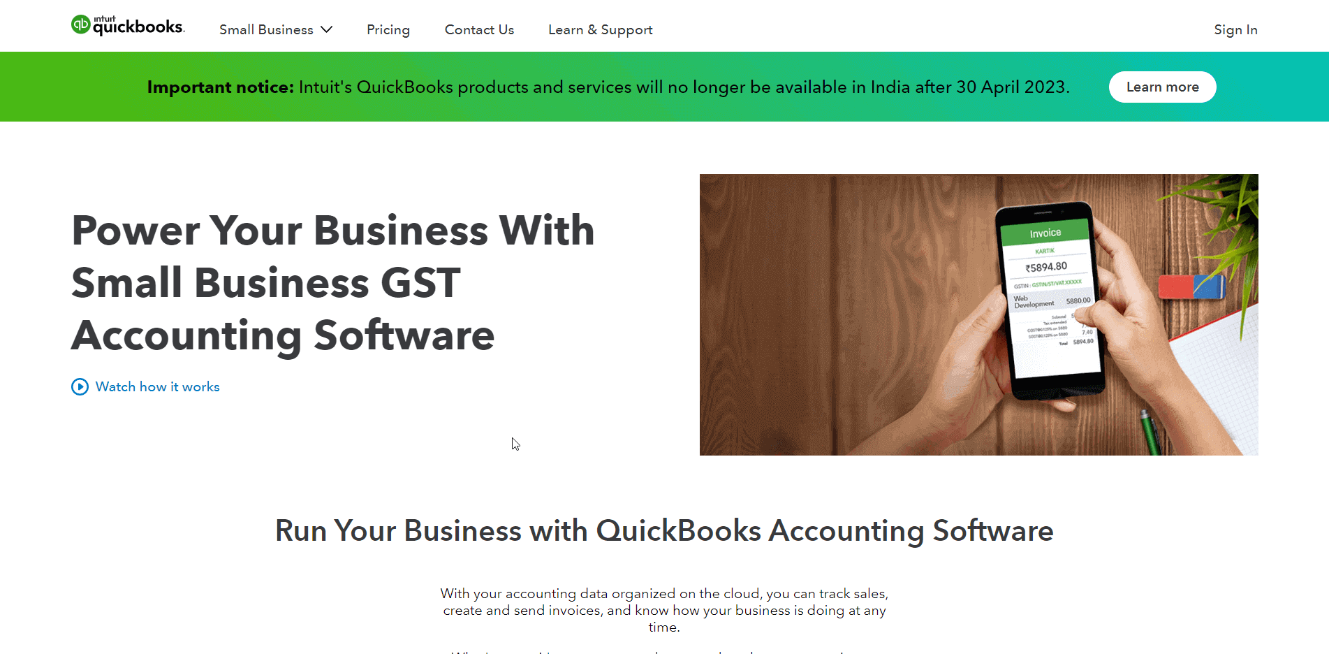 Quickbooks online