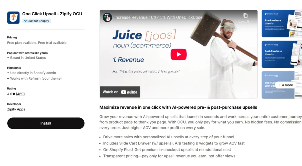 Zipify OneClickUpsell (OCU) Zipify OneClickUpsell (OCU)