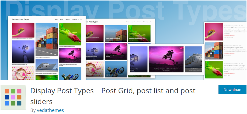 display post types