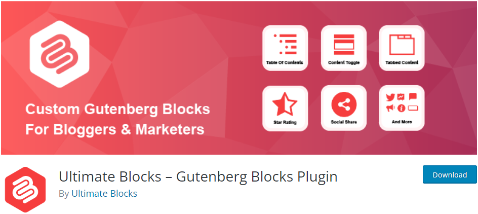 ultimate blocks wordpress plugin