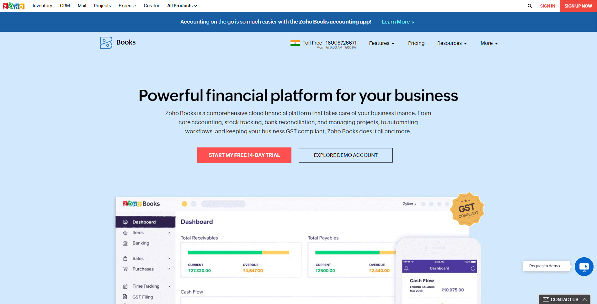 zoho books