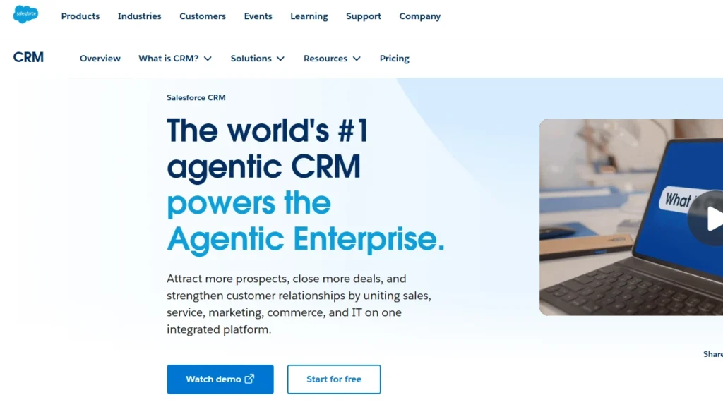 Salesforce CRM for Shopify Salesforce CRM for Shopify