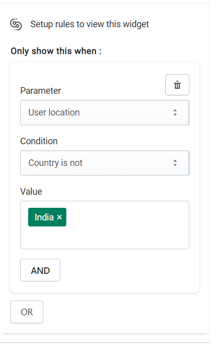 User location country is not