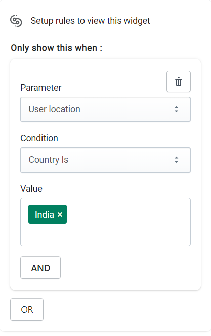 User location country is