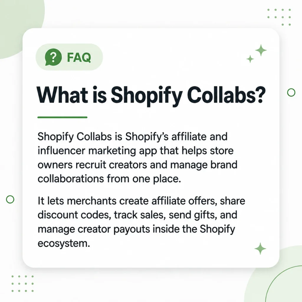 What is Shopify Collabs What is Shopify Collabs
