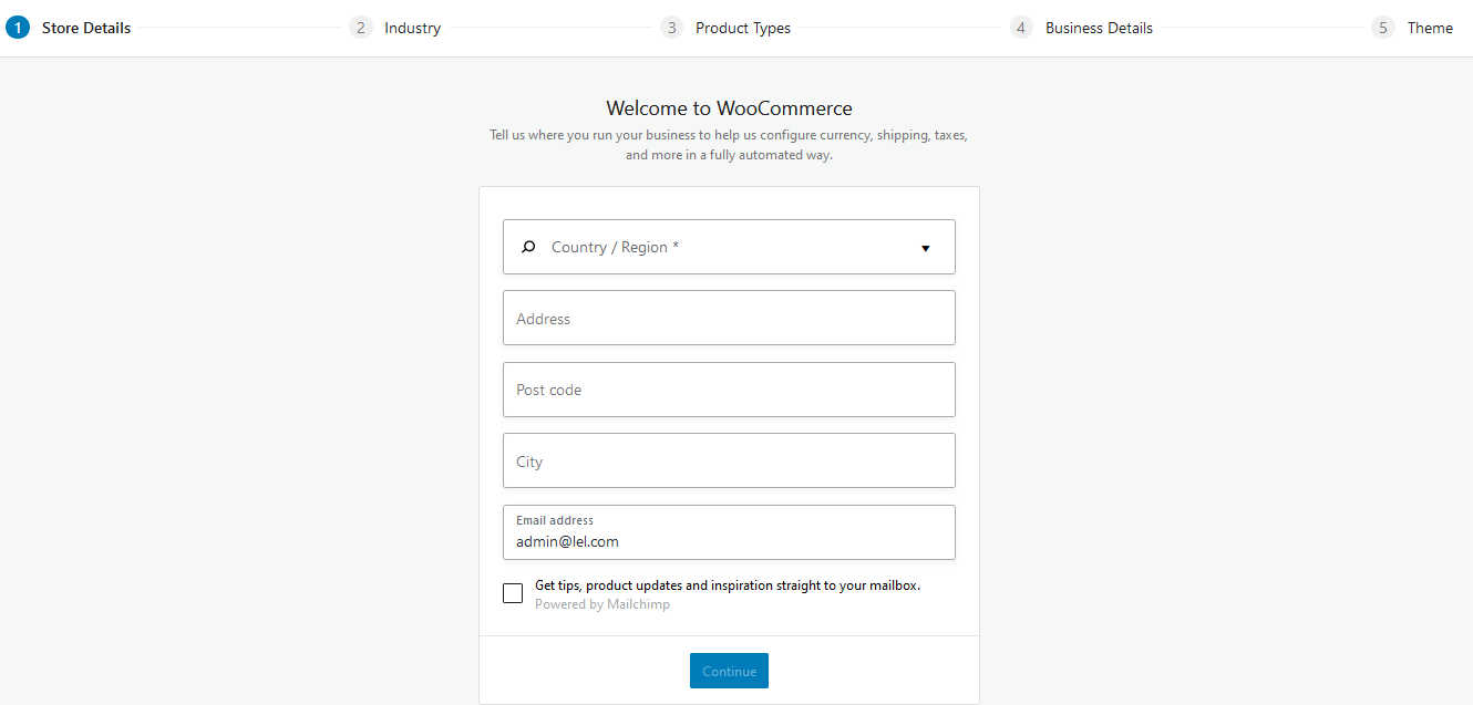 Install and activate the plugin to sell products on woocommerce