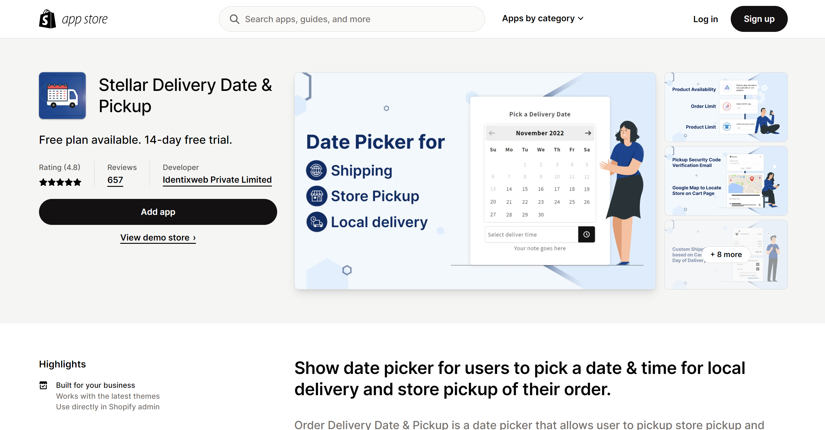 stellar-delivery-date-and-pickup