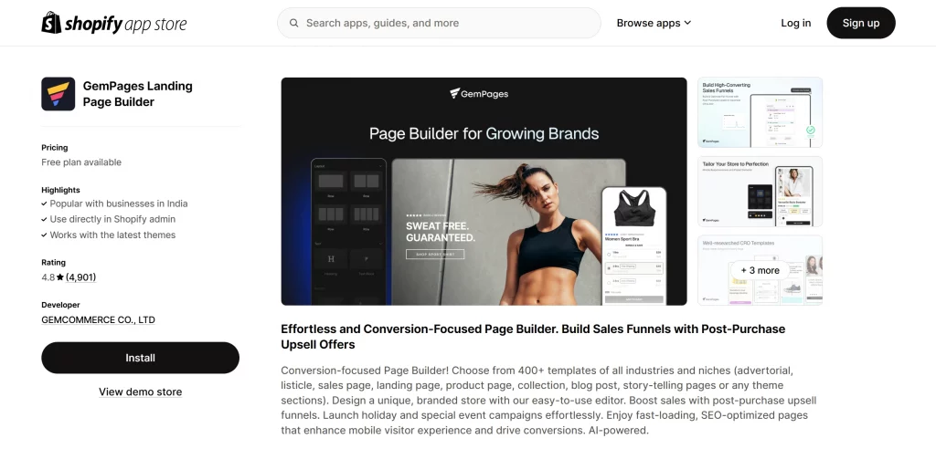 Gempages - Page Builder App