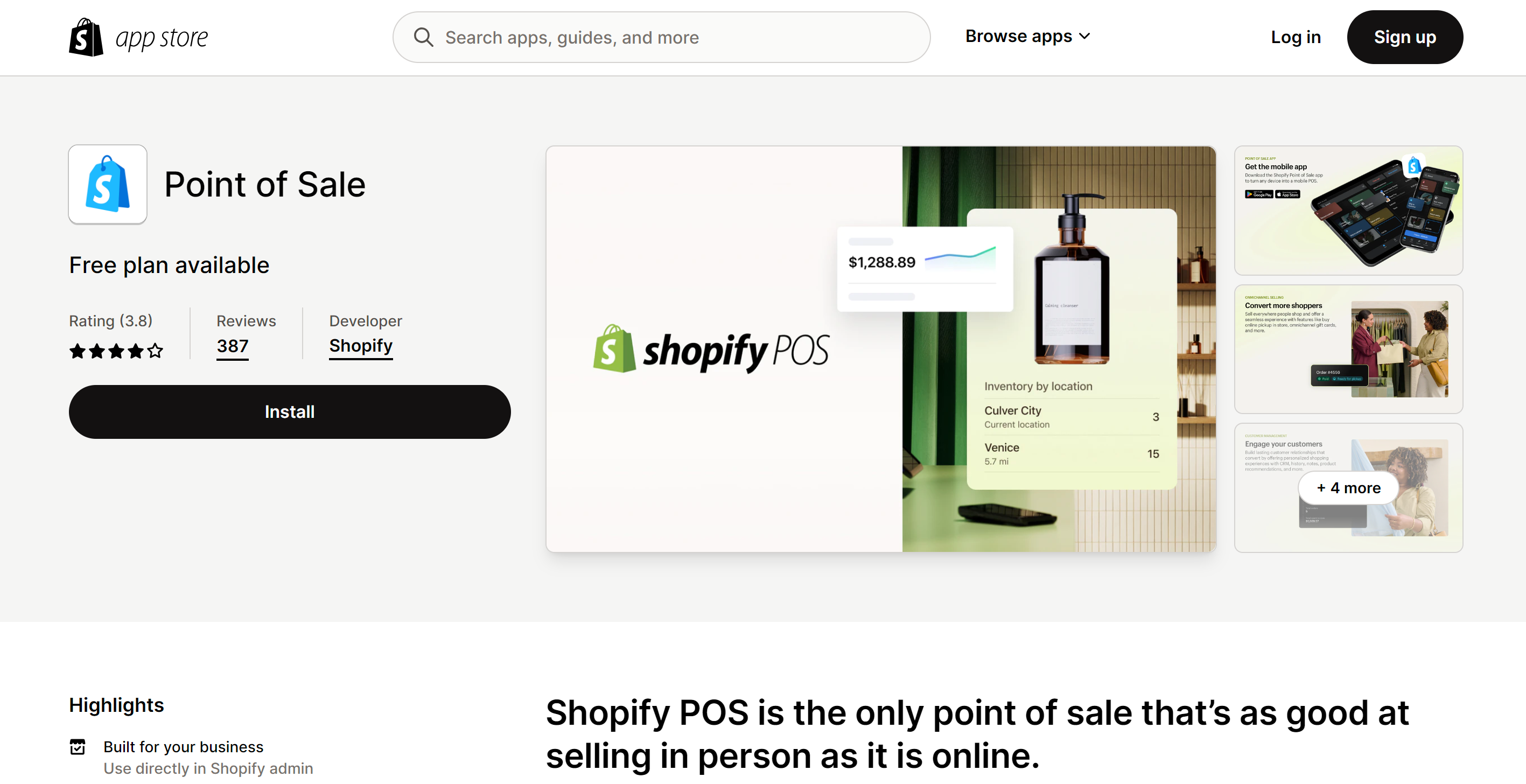 Shopify Point Of Sale