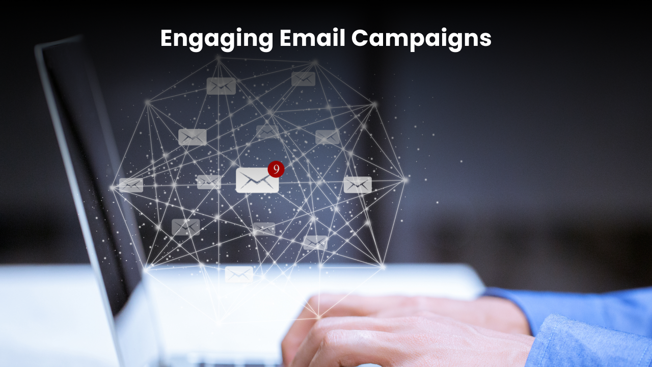 hands of person showing how email campaigns to grow your shopify store during christmas