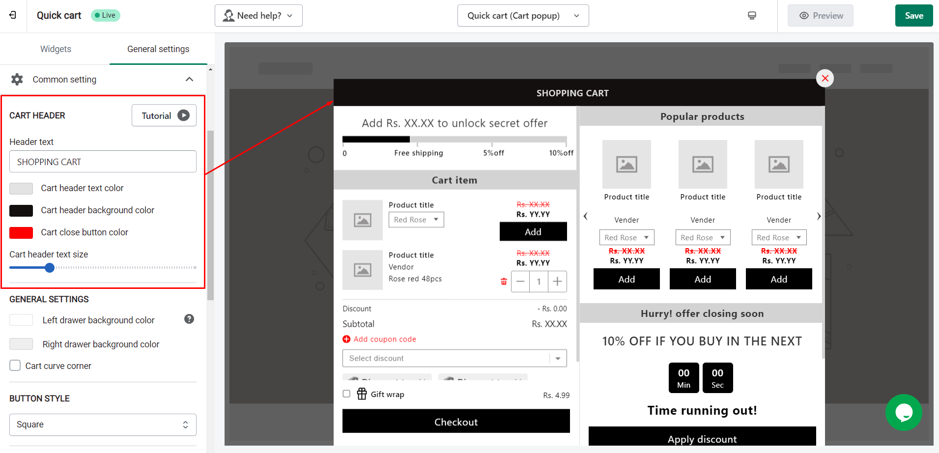 common-setting-of-cart-popup-of-icart