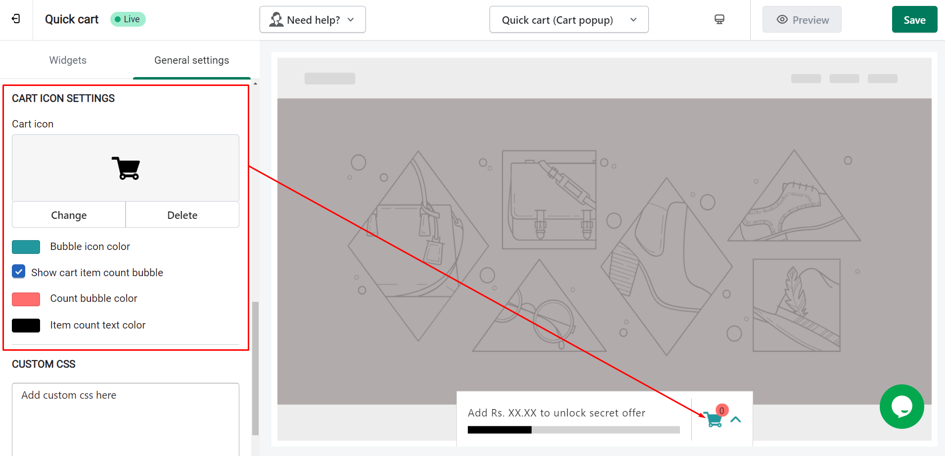 change-cart-icon-settings-in-cart-popup-of-icart