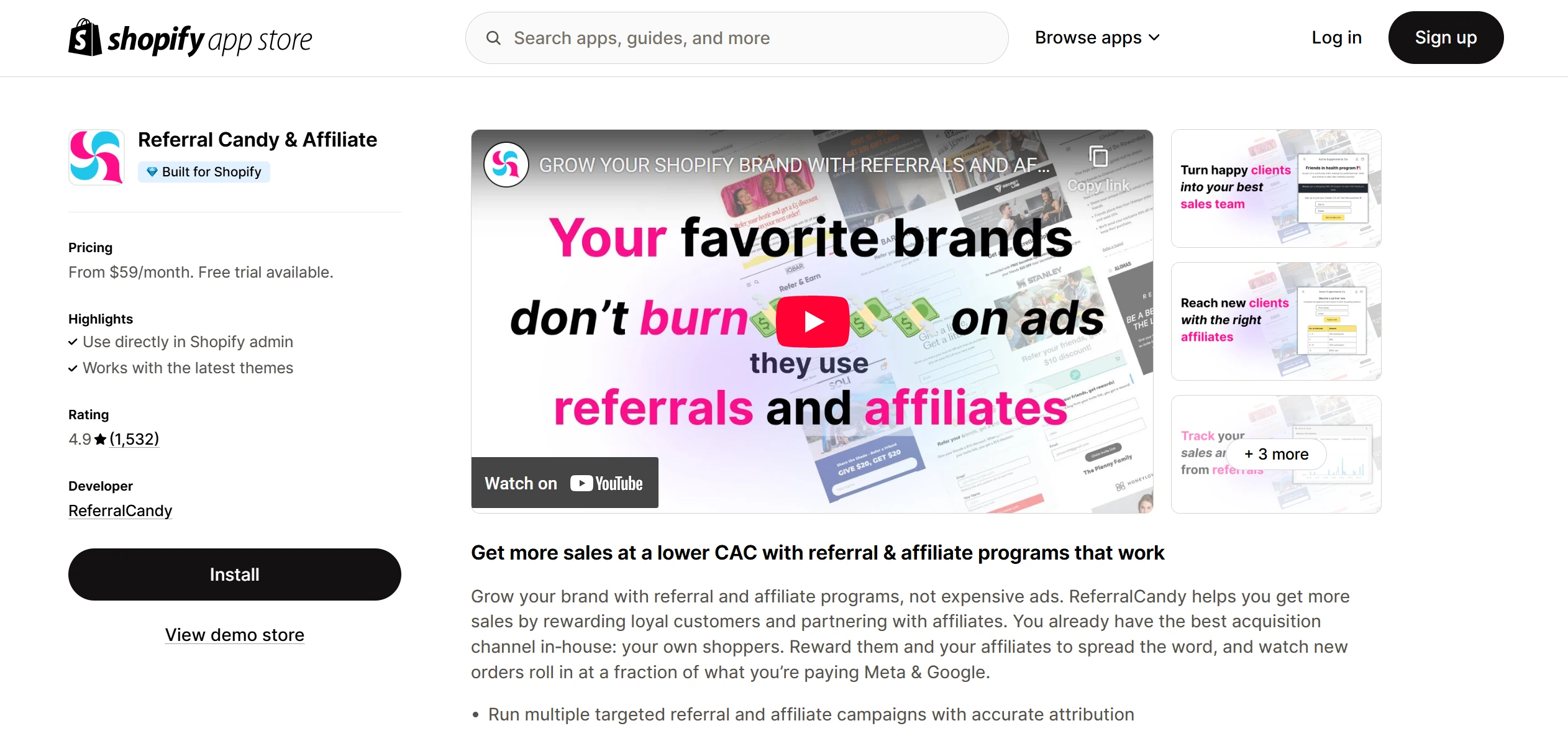 ReferralCandy – Referral Program