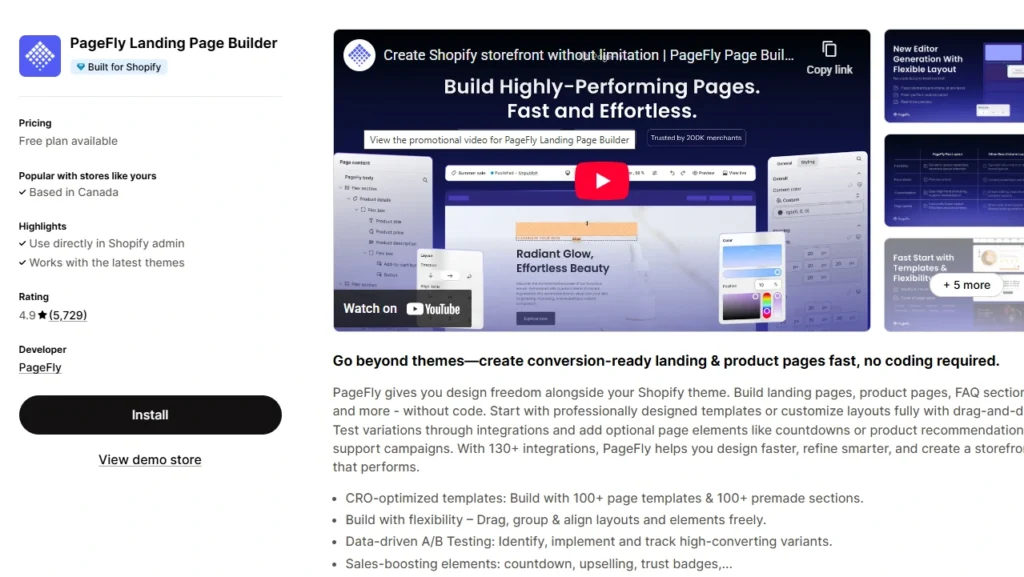 Pagefly, one of the best Shopify apps Pagefly, one of the best Shopify apps