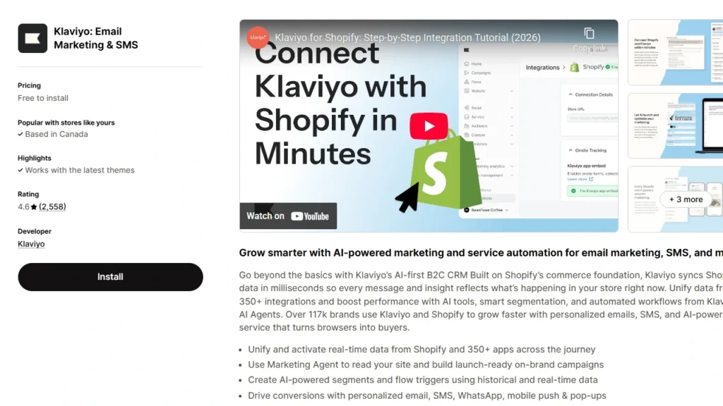 Klaviyo, one of the top Shopify apps Klaviyo, one of the top Shopify apps