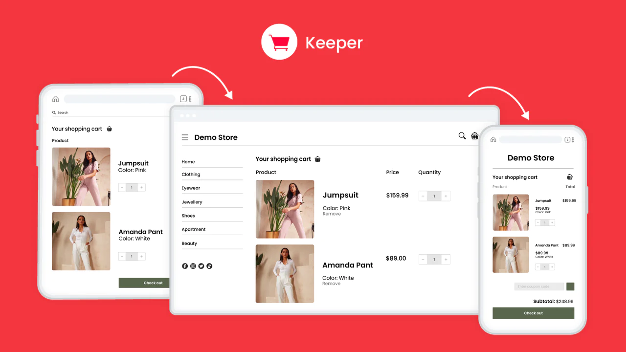 Keeper shopify app