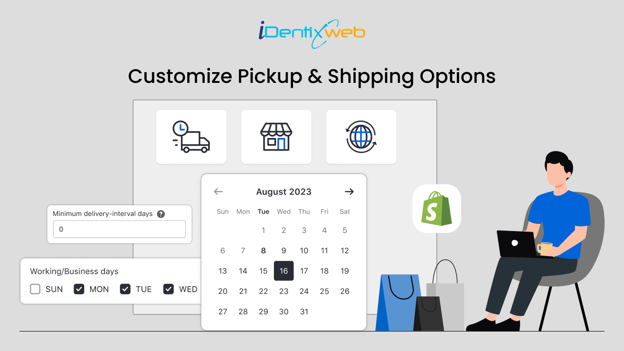 How to customize Pickup & Shipping Options in Shopify