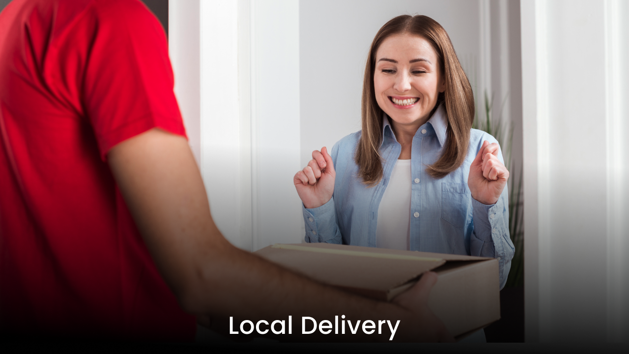 use local delivery to customize shipping options