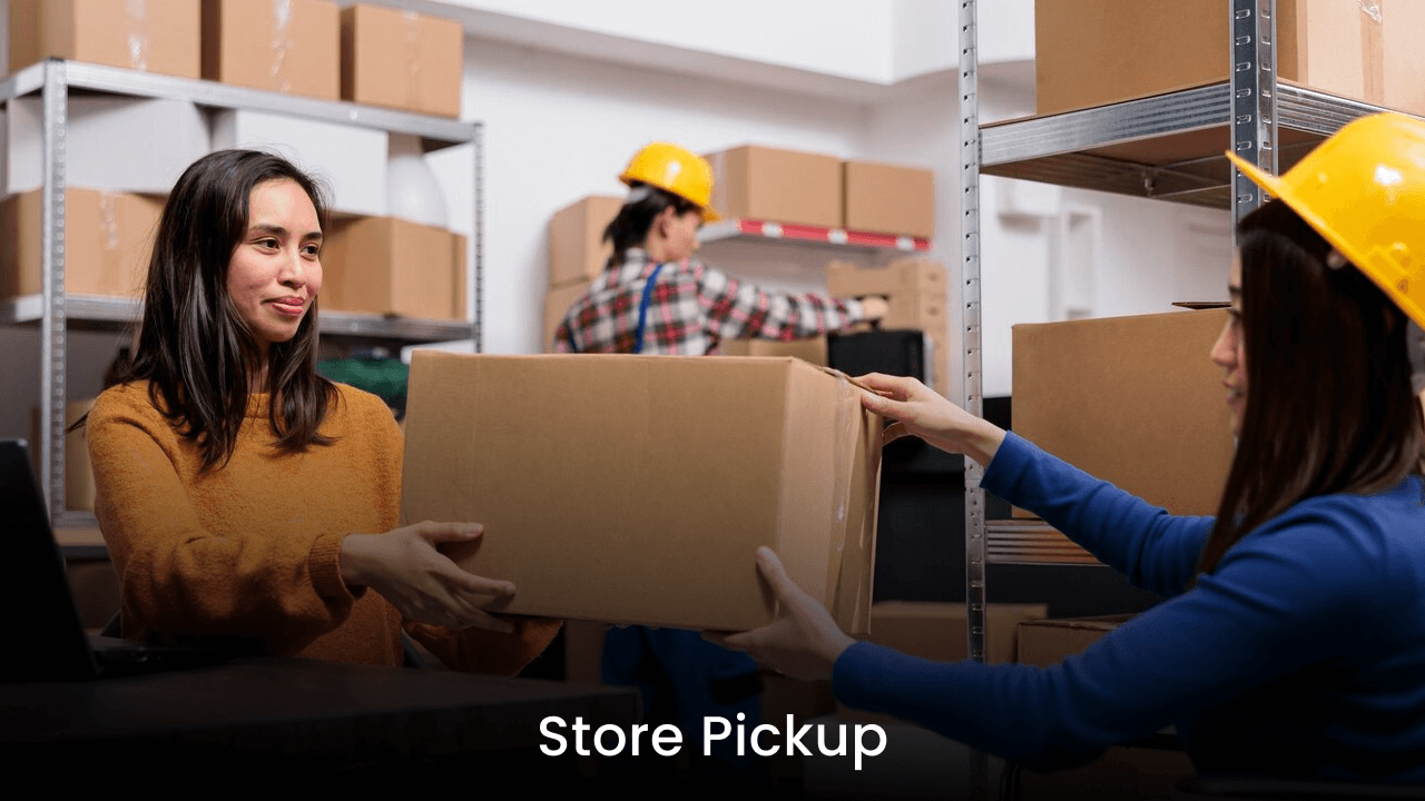use store pickup to customize shipping options