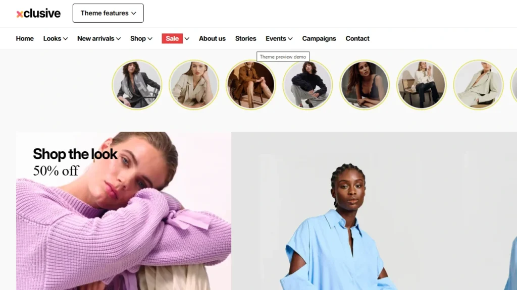 Xclusive Shopify theme