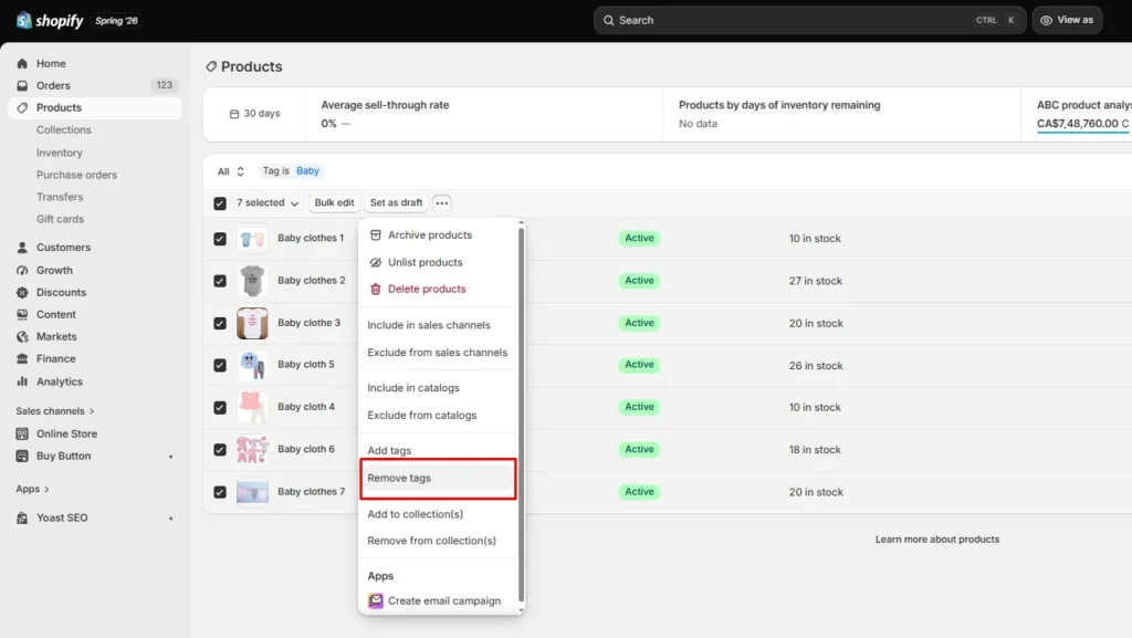 Removing-or-adding-Shopify-tags-in-bulk