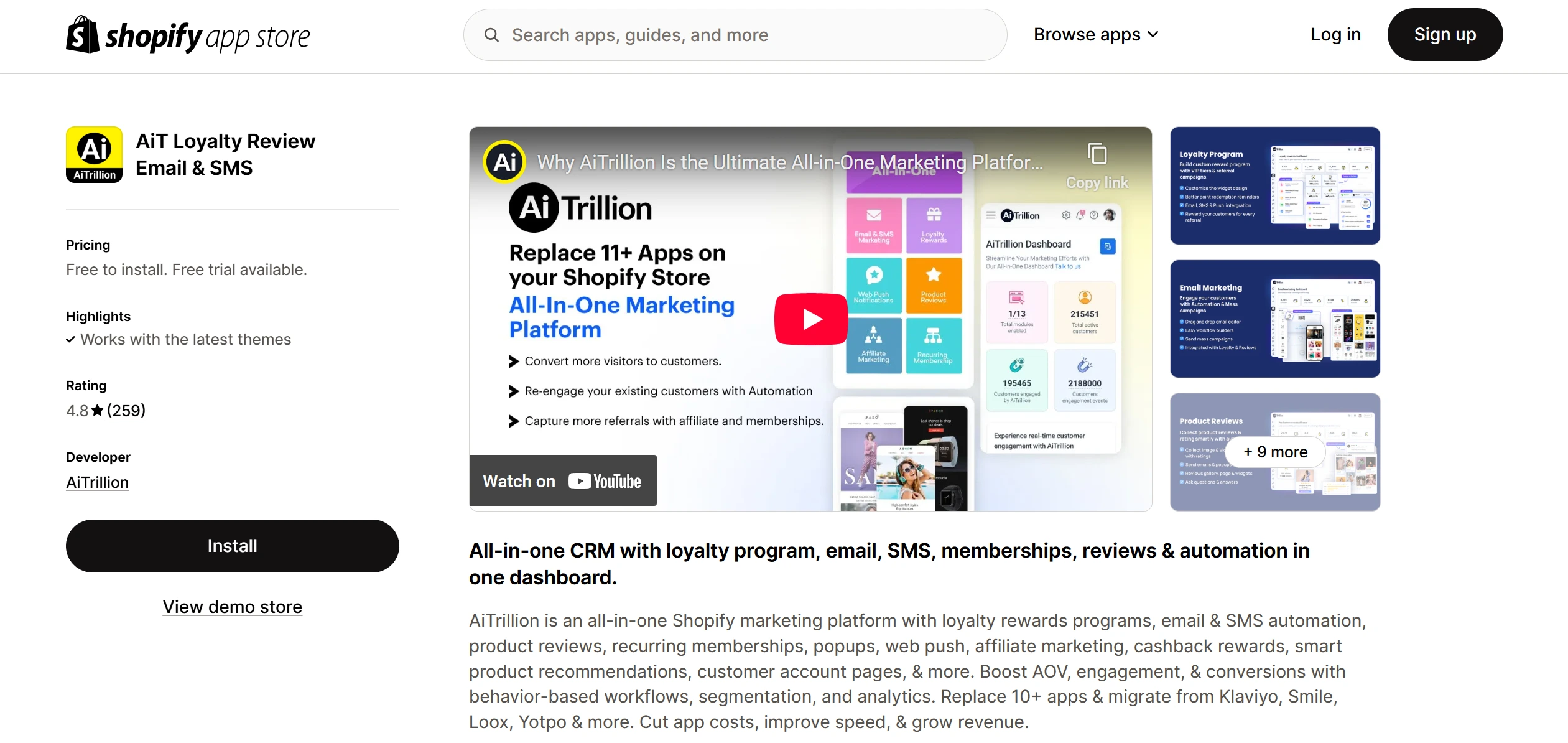 AiT Loyalty Review Email & SMS