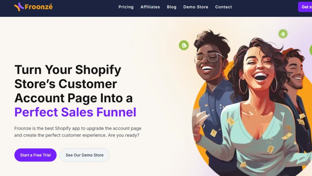 Shopify app, Froonze for loyalty program Shopify app, Froonze for loyalty program